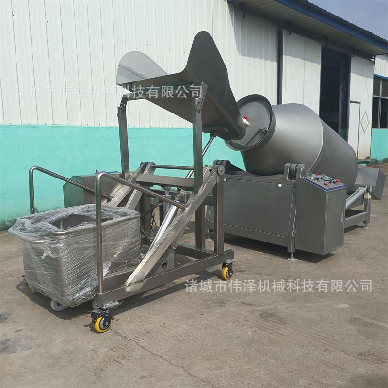 肉类食品腌制入味设备 液压真空滚揉机 自动上料出料滚揉腌制机