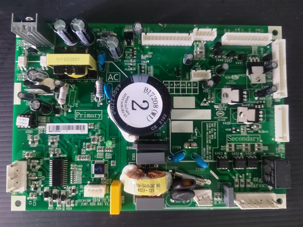 适用美菱冰箱主板电脑板BCD-410WUP9B电源板 B17208(W1)主变一体