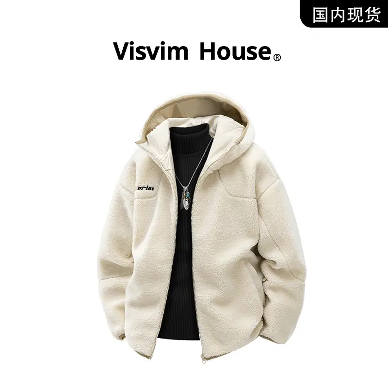 品牌现货撤柜清仓】VISVIM WINGS冬季新款加厚摇粒绒棉衣外套男士