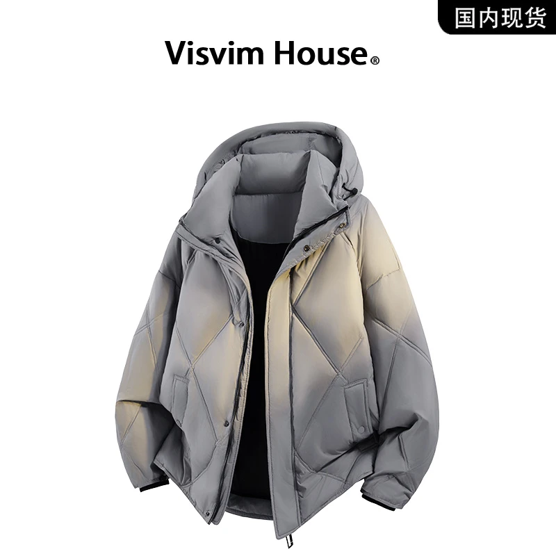 品牌现货撤柜】VISVIM WINGS秋冬季保暖加厚连帽外套羽绒服男士