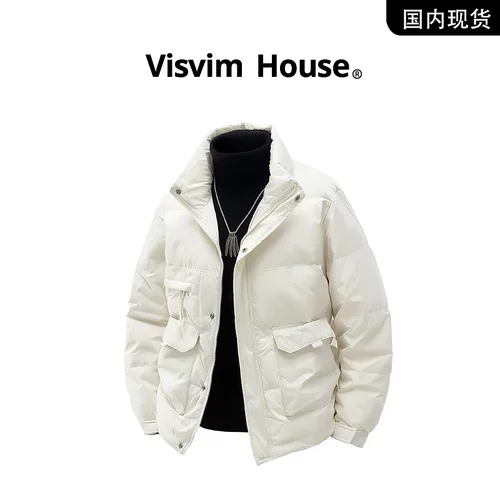 品牌现货撤柜清仓】VISVIM HOUSE冬季新款防风防寒立领羽绒服男