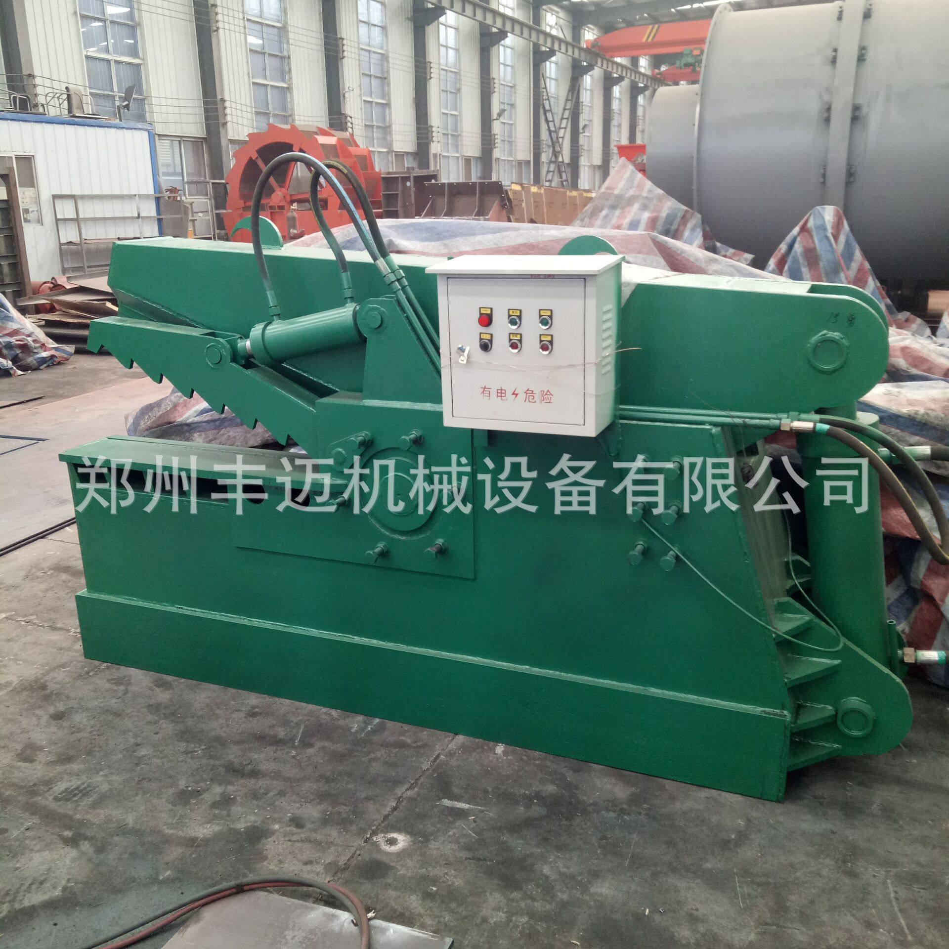 废旧钢板边角料剪切机 钢材市场液压鳄鱼剪 金属铁皮剪切机价格低