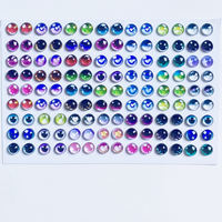 Rabbit Candy 6-20mm Colorful flat Round hemispherical 3D glass Eyes diy Stardelu Big Mouth Bag accessory sticker thumbnail 3