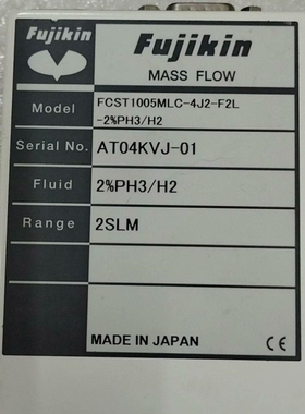 【议价】议价-Fujikin/富士金FCST1005MLC气体流量计 4J