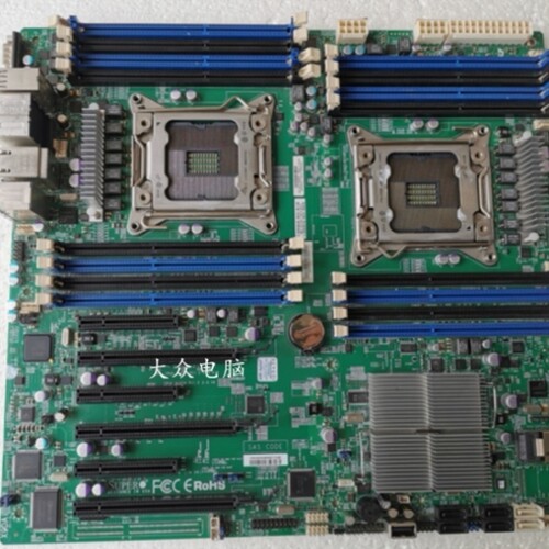 【议价】超微X9DAI双路服务器主板2011针 图形工作站主板 X79