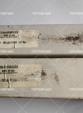 【议价】SUN插装阀NFECLEN TRQ150-160Lbf