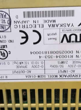 【议价】安川伺服驱动器维修 SERV0PACKM0DELSGDM-01ADA