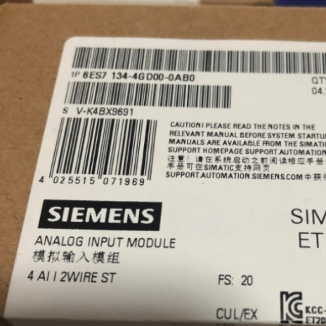 【议价】6ES7134-4GD00-0AB0ET200S模拟量电子模块6ES71344GD000A