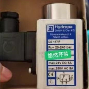 【议价】德国Hydropa压力开关DS 117/B PV=5-70bar DS 117/F PV=5