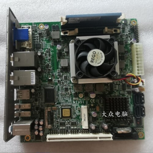 【议价】广积 MI951主板带内存 CPU 风扇