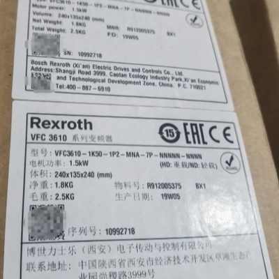 【议价】力士乐VFC3610-1K50-1P2-MNA-7P