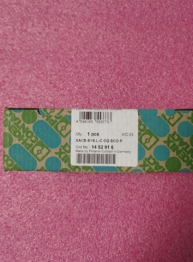 【议价】1452916菲尼克斯SACB-8/16-L-C GG SCO P 1452916 实物图