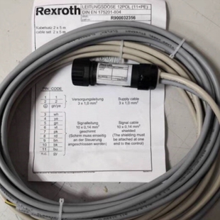 【议价】Rexroth力士乐比例阀插头R900032356 12P N11REFF+2X5M B