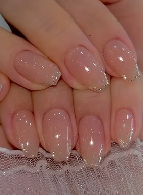 Wearing nail short nail patches 24 pieces指甲贴片24片美甲片