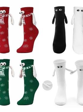 Christmas Socks for Couples Funny Holding Hands Stockings