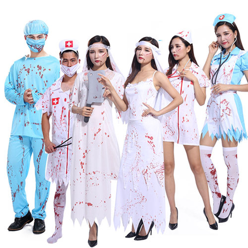 HalloweenBloodyNurseDoctorSuit