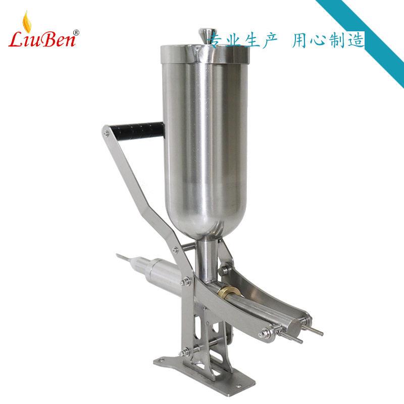 芙面包饼干注充芯充填奶油果巧克377力设备泡手动机电动灌机器蛋