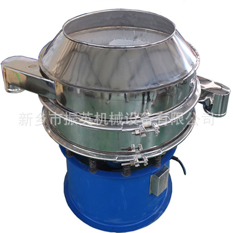 新乡振英振动筛加缘式振动筛泥浆过滤筛高效过滤圆振筛工业用筛选