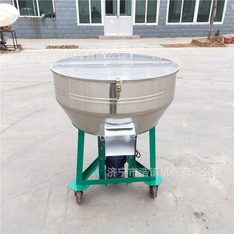 电动不锈钢300公斤粉末搅拌机手推式饲料拌料机拌蒜机