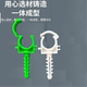PPR管卡管夹管件20 32卡扣U型带膨胀管带脚塑料管卡水管配件