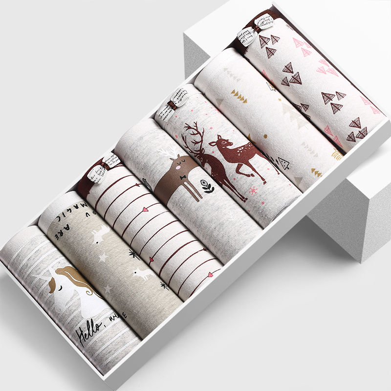 新疆长绒棉内裤女士纯棉全棉裆