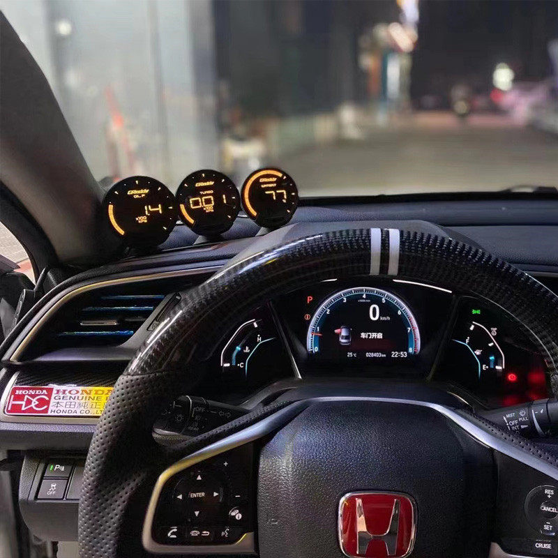 SIRIUS CAR MODIFIED INSTRUMENT OBD LCD MULTI-FUNCTION SPEED WATER TEMPERATURE EXHAUST TEMPERATURE VEHICLE SPEED TURBINE OIL TEMPERATURE | PRESSURE GAUGE