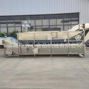 全自动蔬菜COJ洗烫清机漂海鲜预煮冷却流清水线洗漂烫一体机