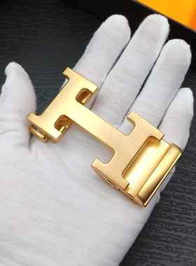 3.5cm自动扣男士皮带扣新款H扣韩版腰带卡槽皮带扣头自动皮带扣头