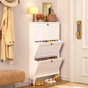 上柜省翻墙鞋 架空间 柜家用门口入户玄关可收纳神器斗式 钢制超薄鞋