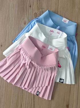 百褶裙速干防走光运动裙子春秋