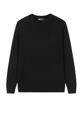 ANDREW MACKENZIE男士秋冬款休闲舒适山羊绒圆领套头毛衫内搭上衣