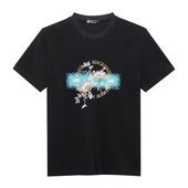 棉质舒适刺绣圆领短袖 ANDREW MACKENZIE意大利夏季 T恤男日常休闲