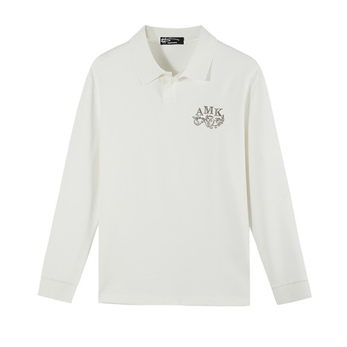 ANDREW MACKENZIE男士 秋冬款休闲舒适翻领长袖T恤内搭上衣