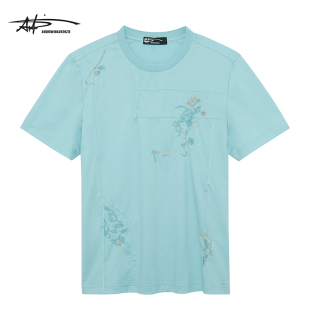 MACKENZIE意大利男装 圆领T恤男短袖 夏季 休闲男士 时尚 ANDREW