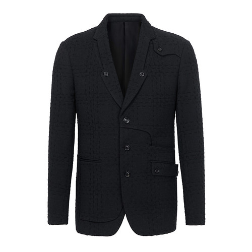 ANDREW MACKENZIE男士 春秋款休闲舒适商务日常修身西服外套上衣