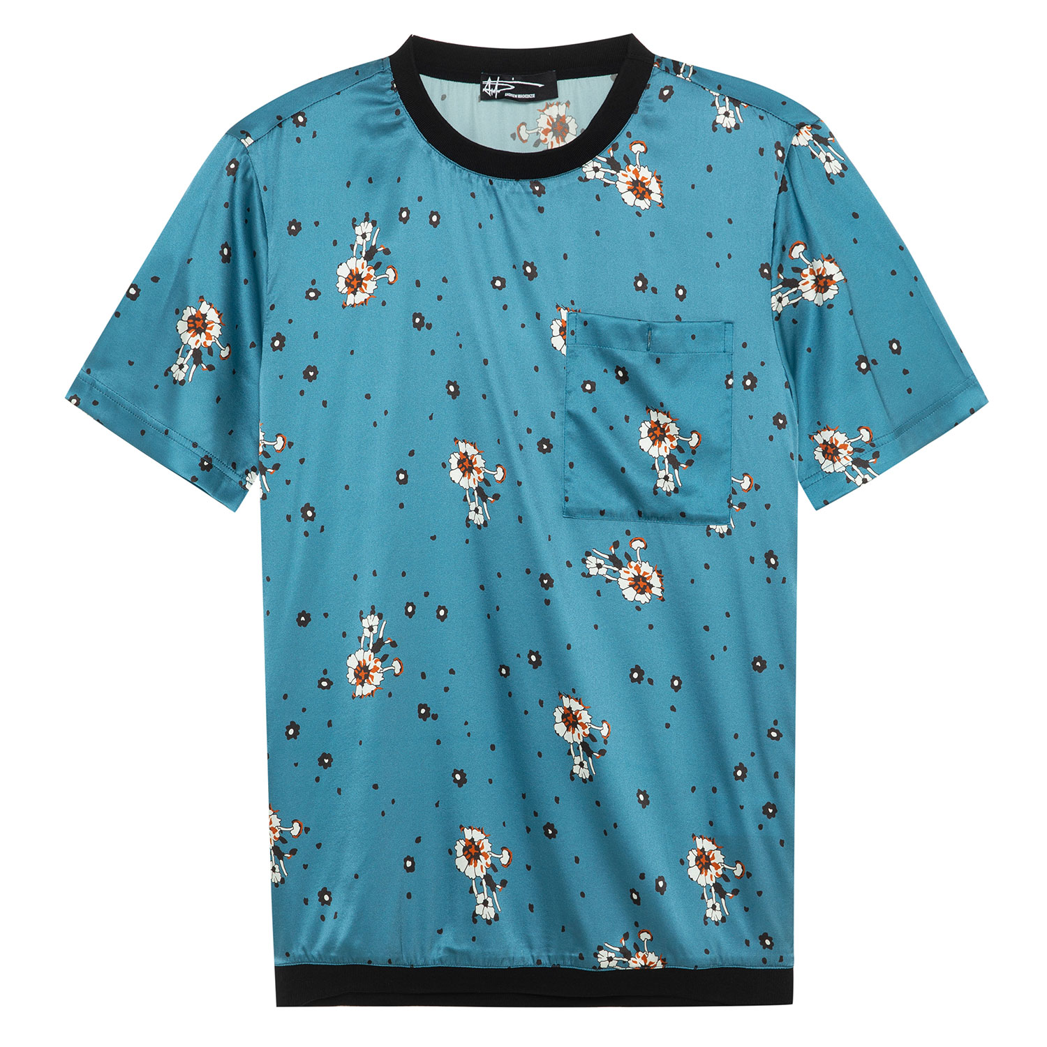 ANDREW MACKENZIE意大利男装夏季新款时尚休闲圆领T恤男短袖