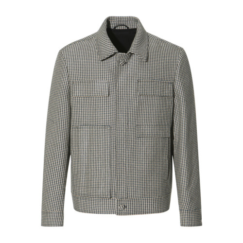 ANDREW MACKENZIE意大利男装秋冬短款大衣菱形外套551102241317