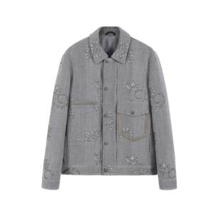 休闲舒适混纺翻领夹克外套大衣上衣 秋冬款 ANDREW MACKENZIE男士