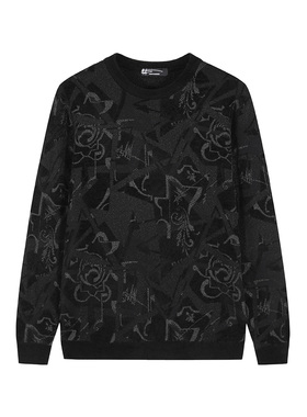 ANDREW MACKENZIE男士 秋冬款休闲舒适圆领套头毛衫内搭上衣