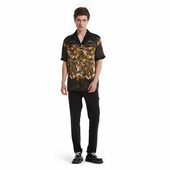 MACKENZIE意大利男装 时尚 印花夏季 ANDREW 宽松衬衫 551222223103