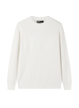 ANDREW MACKENZIE男士秋冬款休闲舒适混纺圆领套头毛衫内搭上衣