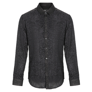 衬衫 ANDREW 秋冬长袖 男装 黑551242133105 MACKENZIE意大利