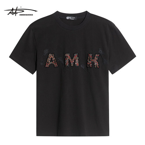 ANDREW MACKENZIE意大利男装胶囊系列春夏圆领T恤551232213161