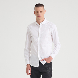 衬衫 拼接简约百搭长袖 551242211401 MACKENZIE意大利男装 ANDREW