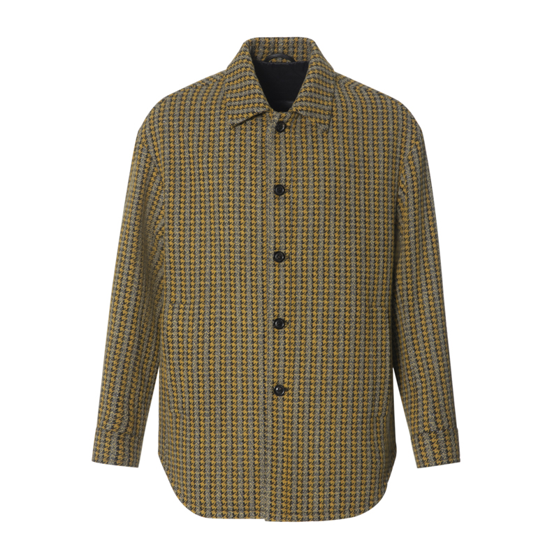 ANDREW MACKENZIE意大利男装时尚格纹中长款大衣冬季551102241318