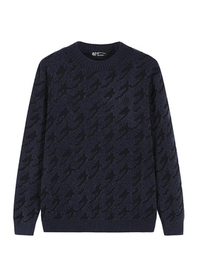 ANDREW MACKENZIE男士 秋冬款休闲舒适圆领套头毛衫内搭上衣