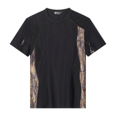 T恤男潮流时尚 拼接感棉质简约圆领短袖 MACKENZIE夏季 ANDREW