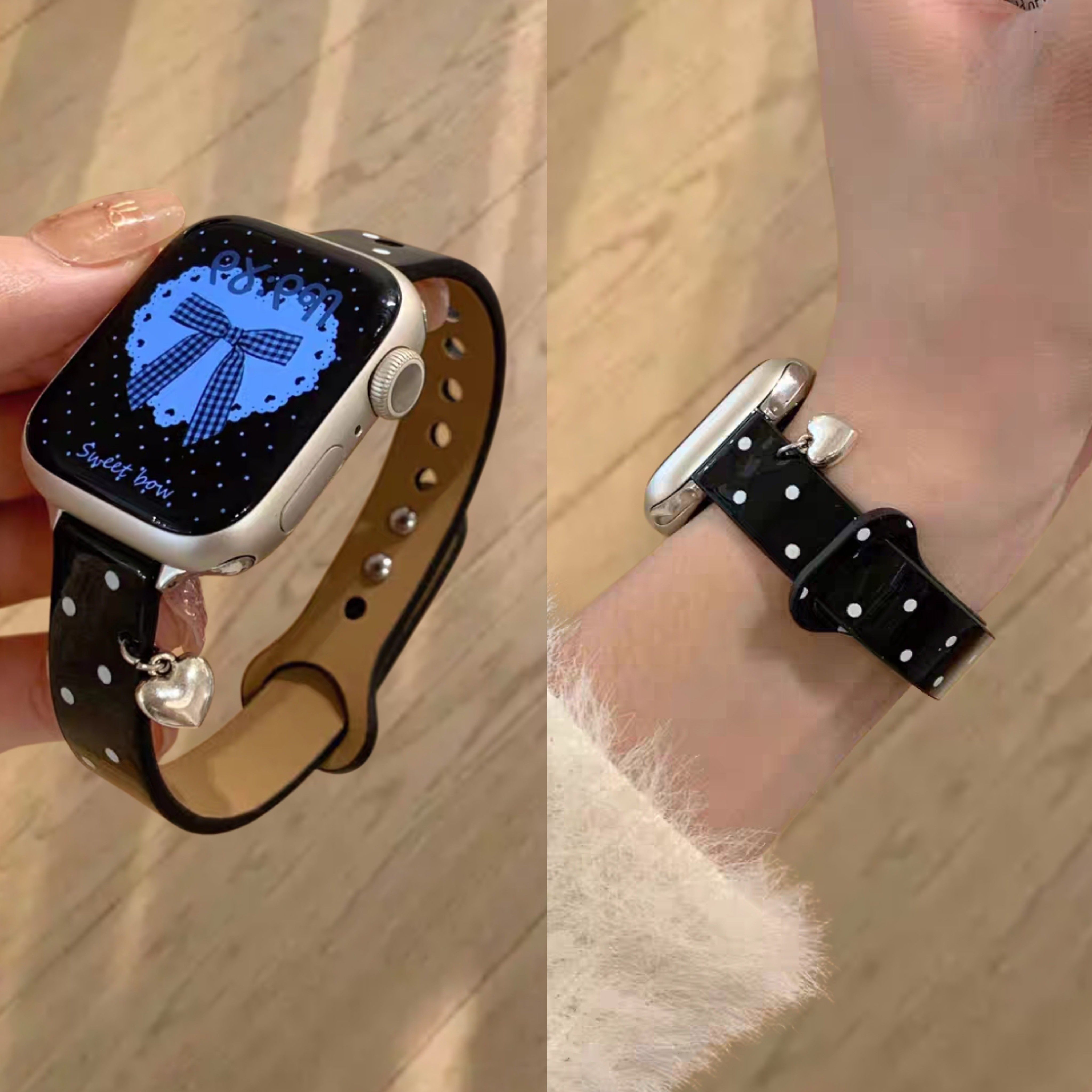 韩系波点NJ风适用小米手环手带10pro表带9Pro新品红米watch6腕带
