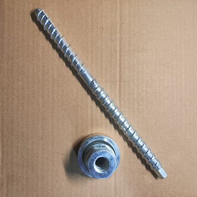 外贸混凝土自攻螺栓M14*260mm一套含小组合螺母self drilling
