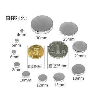 一件100片包邮强磁圆形小磁铁5x2mm强力磁铁吸铁石钕铁硼磁铁片